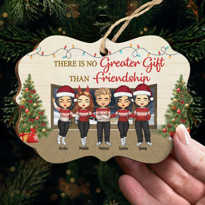 L'amitié est le plus beau des cadeaux - Décoration de Noël en bois personnalisée en forme de Benelux - Cadeau pour meilleure amie, meilleure amie, sœur, cadeau d'anniversaire pour meilleure amie et amie, cadeau de Noël