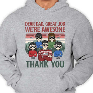 Excellent travail papa, nous sommes géniaux - T-shirt unisexe personnalisé, sweat à capuche - Cadeau pour papa, cadeau de Noël