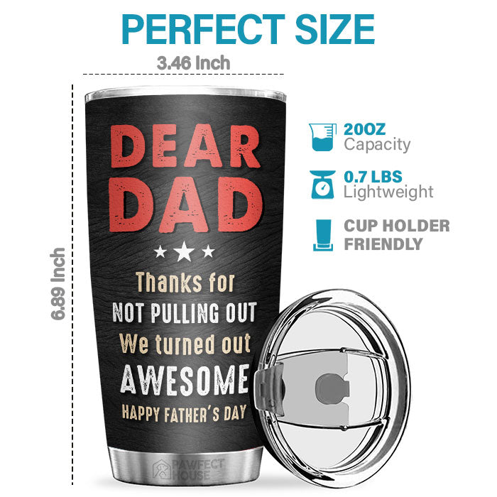 Nous avons été formidables - Gobelet personnalisé - Cadeau pour papa, cadeau pour la fête des pères