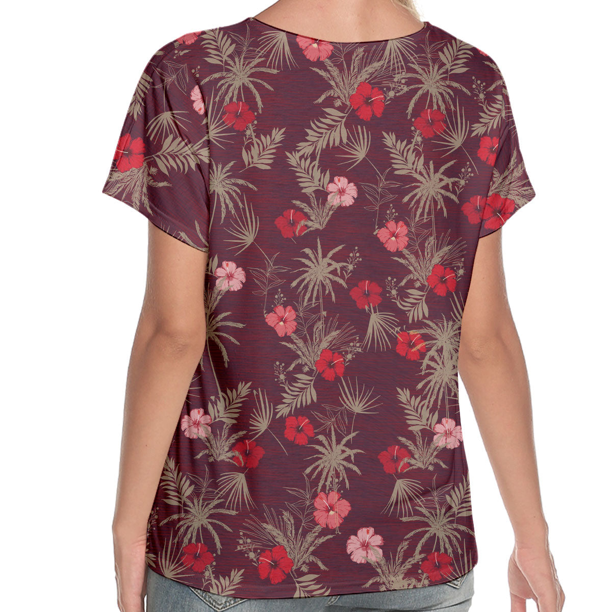 Cette maman chien appartient à - T-shirt col V personnalisé - Cadeau pour les amoureux des animaux