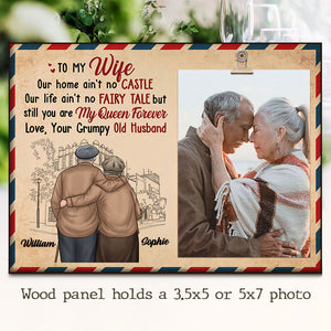 Tu es toujours ma reine pour toujours - Cadeau pour couples, cadre photo personnalisé