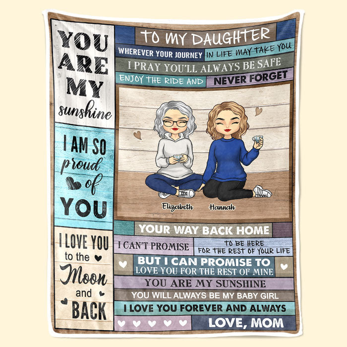 Je prie pour que tu sois toujours en sécurité - Couverture familiale personnalisée - Cadeau de Noël pour les membres de la famille