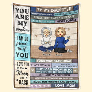 Je prie pour que tu sois toujours en sécurité - Couverture familiale personnalisée - Cadeau de Noël pour les membres de la famille