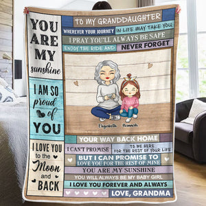 Je prie pour que tu sois toujours en sécurité - Couverture familiale personnalisée - Cadeau de Noël pour les membres de la famille