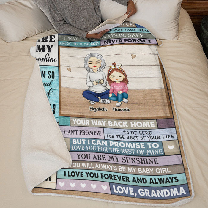 Je prie pour que tu sois toujours en sécurité - Couverture familiale personnalisée - Cadeau de Noël pour les membres de la famille
