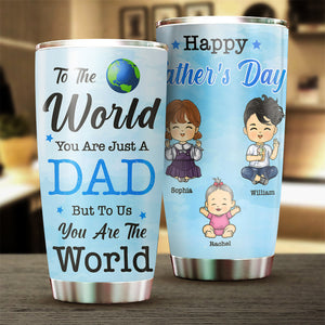 Pour nous, tu es le monde - Gobelet personnalisé - Cadeau pour papa, cadeau pour la fête des pères