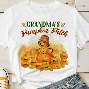 Nana Pumpkin - Personalized Unisex T-Shirt.