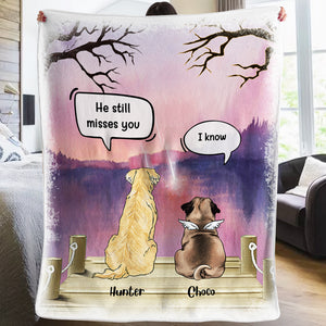 They Still Talk About You - Personalized Blanket.