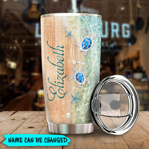 Into The Ocean I Go - Personalized Tumbler.