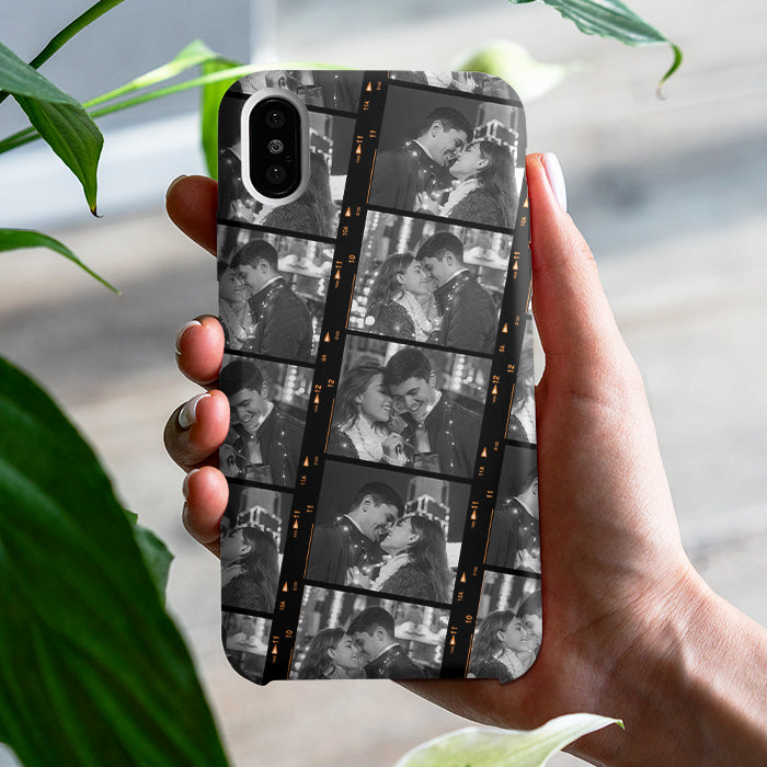 Enjoying Our Sweet Moments - Upload Image, Gift For Couples - Personalized Phone Case.
