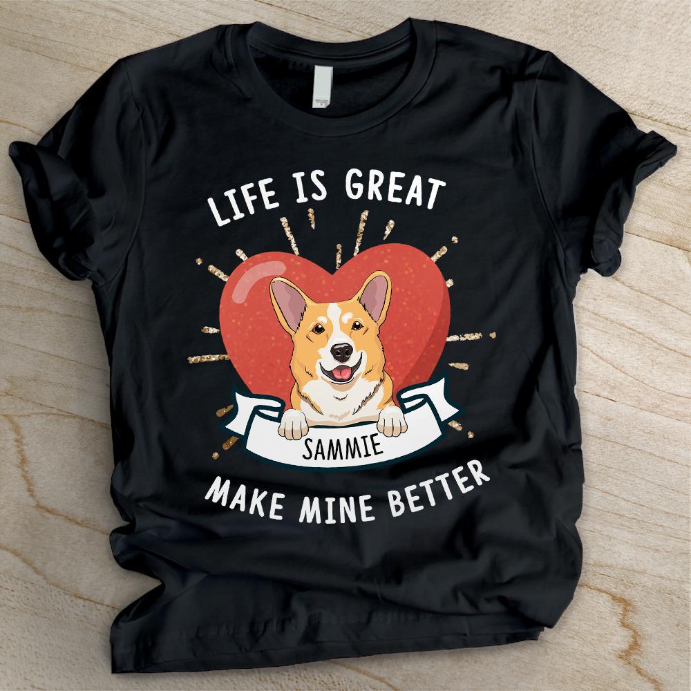 Life Is Great - Personalized Custom Unisex T-shirt.