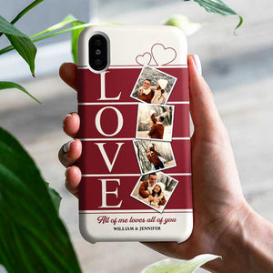 Je t'aime de tout mon cœur - Télécharger une image, cadeau pour couple, mari et femme - Coque de téléphone personnalisée
