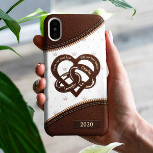 From Our First Kiss Till Our Last Breath - Gift For Couples, Husband Wife - Personalized Phone Case