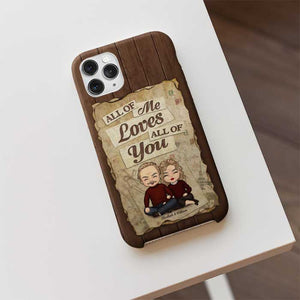 Parce que tout en moi t'aime, tout t'aime - Cadeau pour couples, mari et femme - Coque de téléphone personnalisée