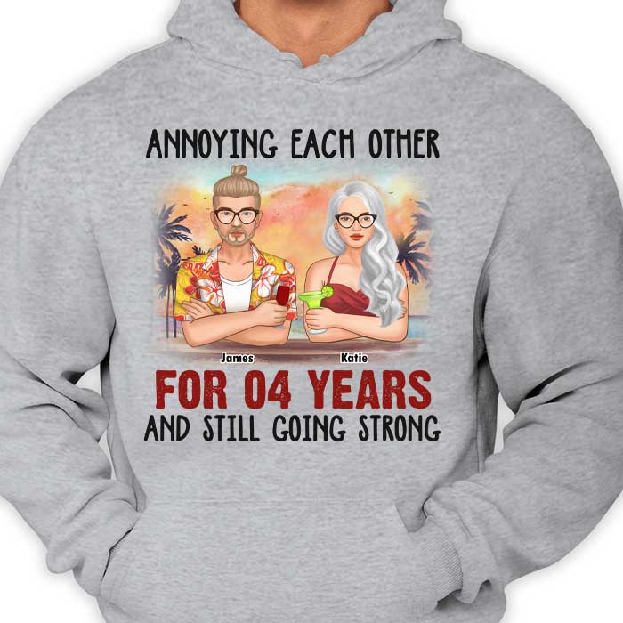 Toujours aussi fort ! T-shirt unisexe personnalisé, sweat à capuche, cadeau pour couple, mari et femme