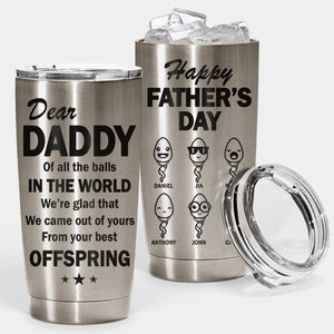 Votre meilleur enfant - Gobelet personnalisé - Cadeau pour papa, cadeau pour la fête des pères