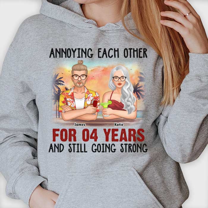 Toujours aussi fort ! T-shirt unisexe personnalisé, sweat à capuche, cadeau pour couple, mari et femme