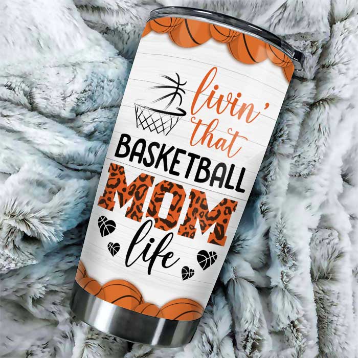 Vivre la vie de maman basketteuse - Cadeau pour maman, gobelet personnalisé