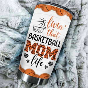 Vivre la vie de maman basketteuse - Cadeau pour maman, gobelet personnalisé