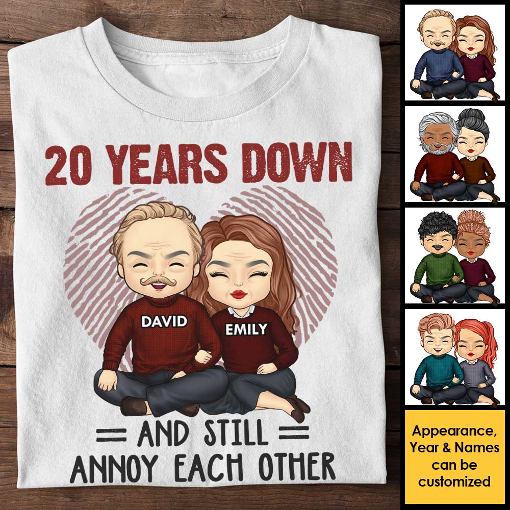 On s'agace toujours - T-shirt unisexe personnalisé, sweat à capuche - Cadeau pour couple, mari et femme