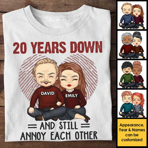 On s'agace toujours - T-shirt unisexe personnalisé, sweat à capuche - Cadeau pour couple, mari et femme