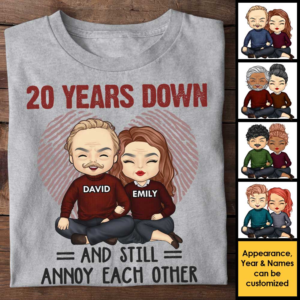 On s'agace toujours - T-shirt unisexe personnalisé, sweat à capuche - Cadeau pour couple, mari et femme