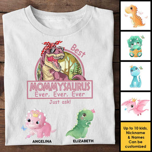 Best Nanasaurus Ever, Ever, Ever - Gift For Mom, Grandma - Personalized Unisex T-shirt, Hoodie.
