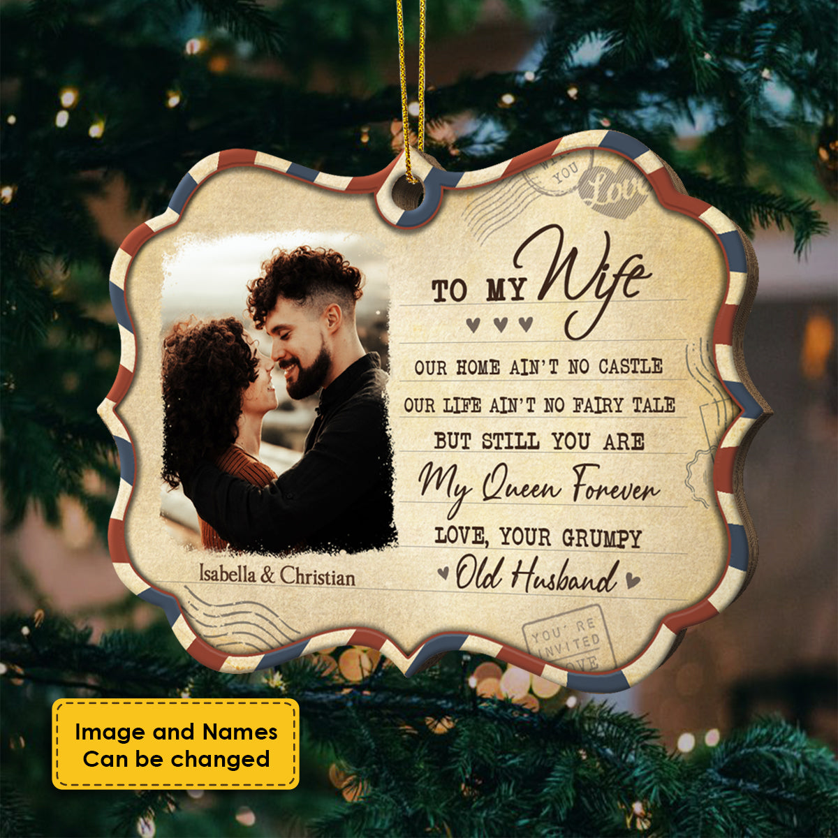 What Will Matter Is That I Had You And You Had Me - Upload Image, Gift For Couples - Personalized Shaped Ornament.