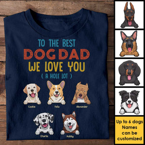 Je t'aime beaucoup - T-shirt unisexe personnalisé, sweat à capuche - Cadeau pour papa