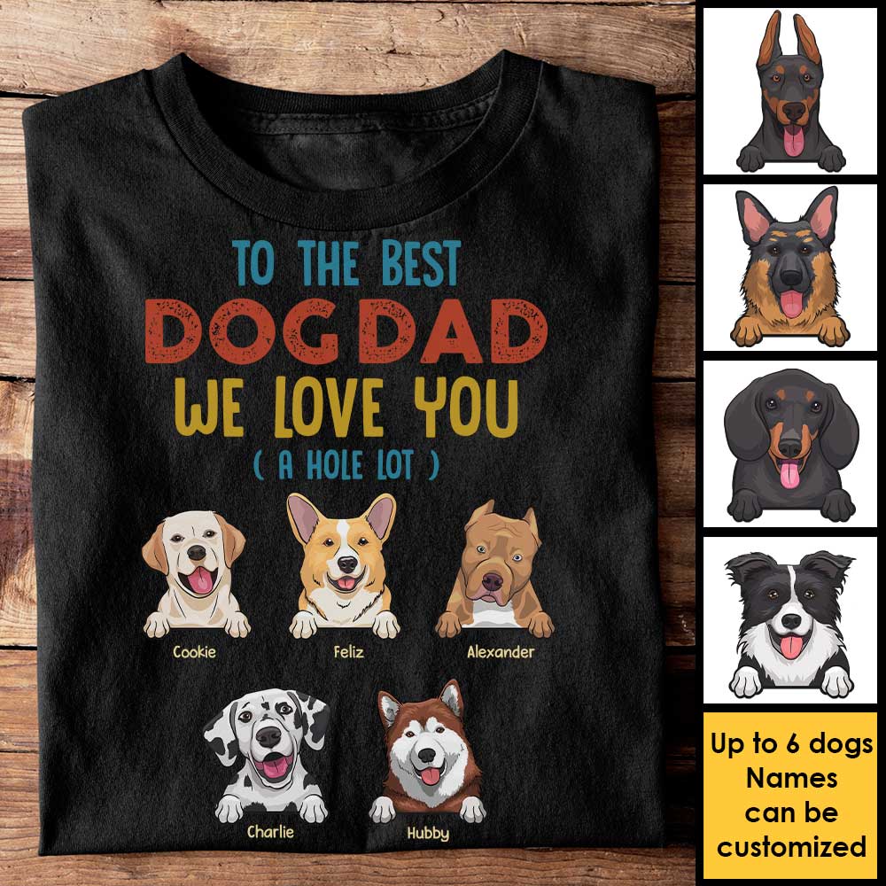 Je t'aime beaucoup - T-shirt unisexe personnalisé, sweat à capuche - Cadeau pour papa