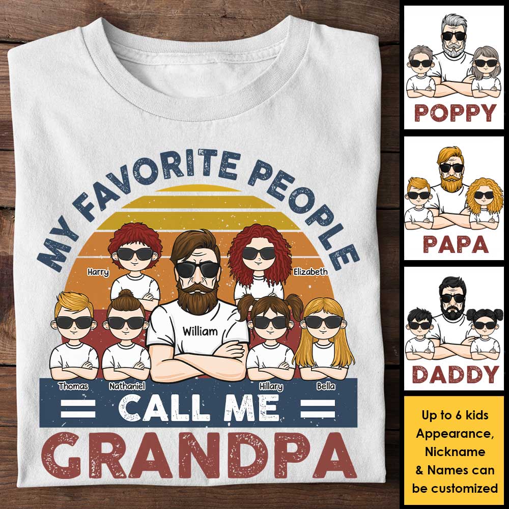 Je suis leur grand-père - T-shirt unisexe personnalisé, sweat à capuche - Cadeau pour papa, grand-père