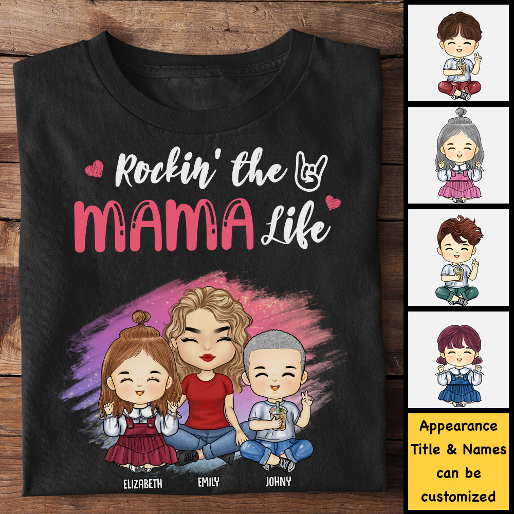 Vivre la vie de grand-mère - Cadeau pour maman, grand-mère - T-shirt et sweat à capuche unisexe personnalisé