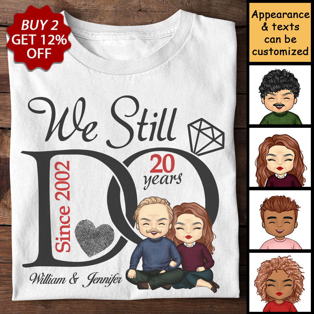 Nous le faisons toujours - T-shirt unisexe personnalisé - Cadeau pour couple, mari et femme
