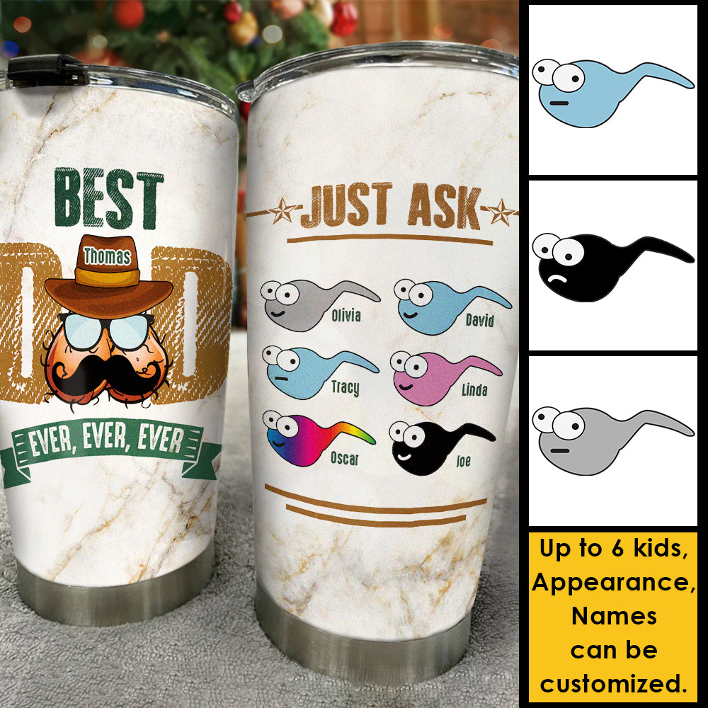 C'est le meilleur papa du monde - Gobelet personnalisé - Cadeau pour papa