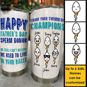Bonne fête des pères, donneur de sperme ! Gobelet personnalisé ! Cadeau pour papa, cadeau pour la fête des pères