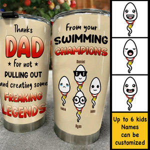 Merci papa de ne pas t'être retiré - Cadeau pour papa - Gobelet personnalisé