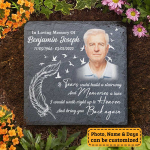 Je monterais jusqu'au paradis et te ramènerais à nouveau - Pierre commémorative personnalisée, pierre tombale humaine - Télécharger une image, cadeau commémoratif, cadeau de condoléances