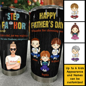 Beau-père comme un papa - Gobelet personnalisé - Cadeau pour papa, cadeau pour la fête des pères