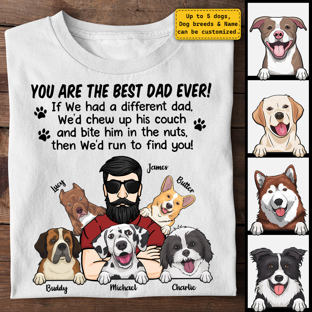 Tu es le meilleur papa du monde - T-shirt unisexe personnalisé, sweat à capuche - Cadeau pour papa