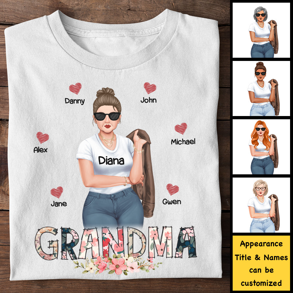 My Favorite People Call Me Grandma Mama - Gift For Mom, Grandma - Personalized Unisex T-shirt, Hoodie