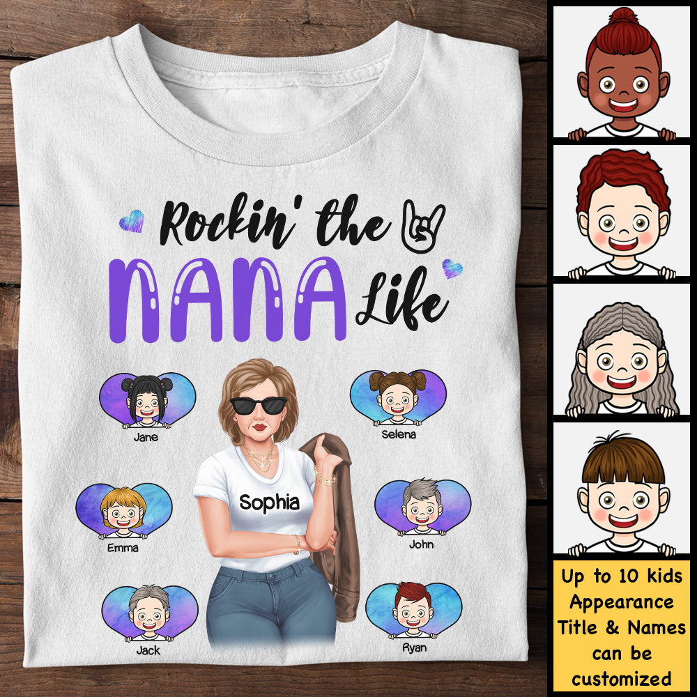 T-shirt et sweat à capuche unisexe personnalisé pour maman et grand-mère