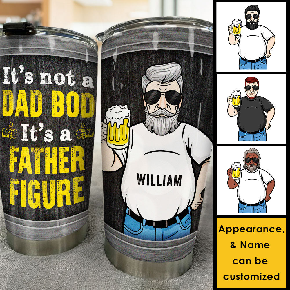 Ce n'est pas un corps de papa, mais une figure paternelle - Cadeau pour papa, grand-père - Gobelet personnalisé
