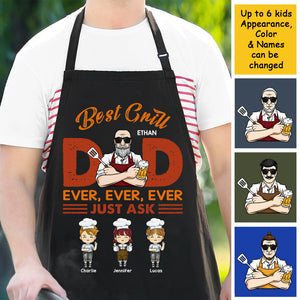 Le meilleur papa grill de tous les temps, demandez simplement - Cadeau pour papa - Tablier personnalisé