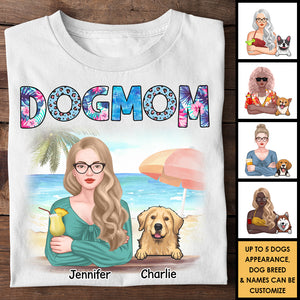 Meilleure maman de chien au monde - T-shirt et sweat à capuche unisexe personnalisé - Cadeau pour les amoureux des animaux
