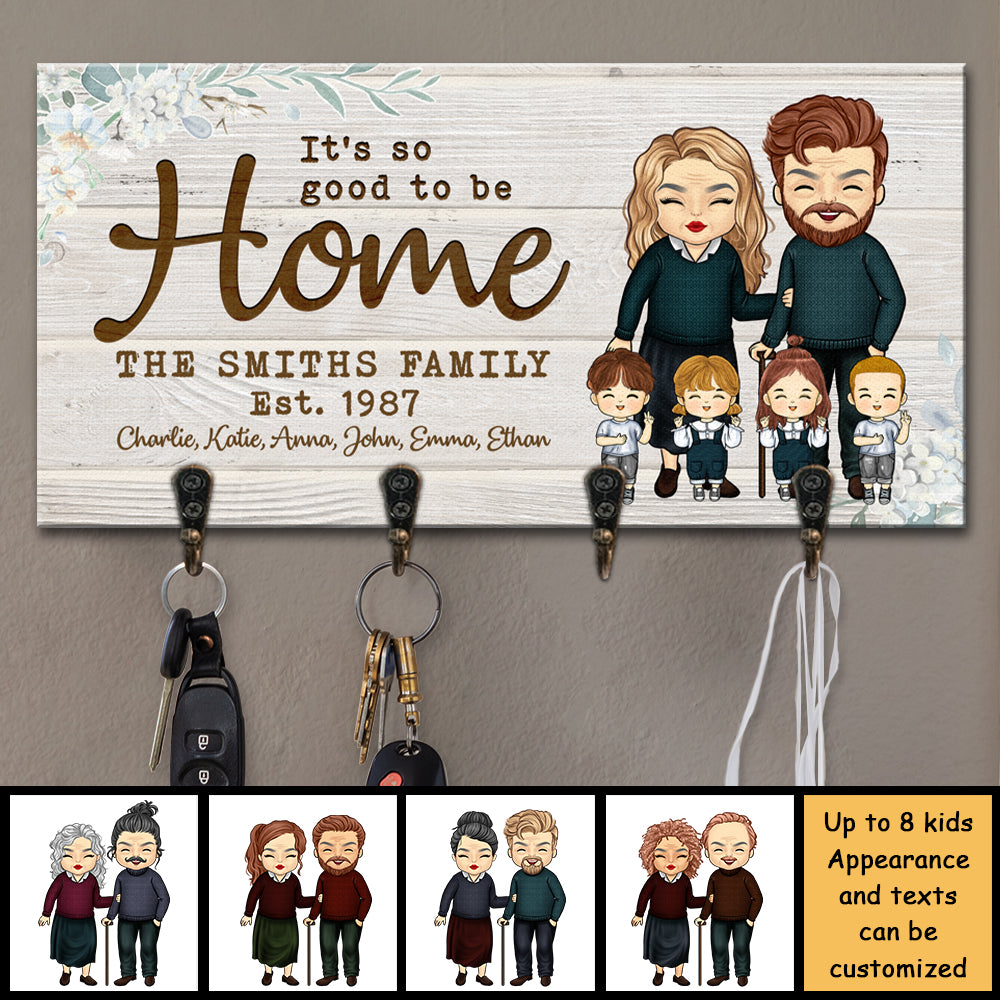 C'est si bon d'être à la maison - Porte-clés personnalisé, porte-clés - Cadeau pour couple, mari et femme