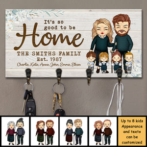 C'est si bon d'être à la maison - Porte-clés personnalisé, porte-clés - Cadeau pour couple, mari et femme