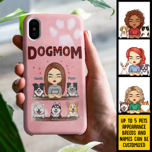 Tous mes enfants ont des pattes - Cadeau pour maman chien, maman chat - Coque de téléphone personnalisée
