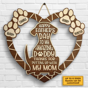 À mon incroyable papa - Panneau en bois personnalisé - Cadeau pour papa, cadeau pour la fête des pères