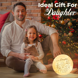 Tu seras toujours ma petite fille - Lampe de lune - À ma fille, cadeau pour fille, cadeau de papa pour fille, cadeau d'anniversaire pour fille, cadeau de Noël