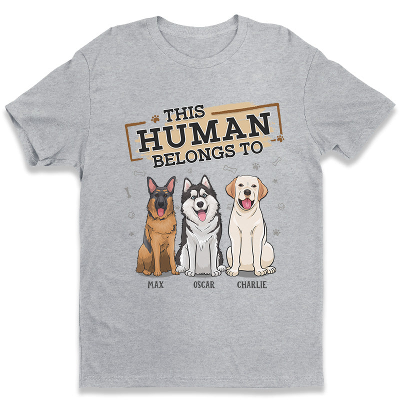 Tu m'appartiens - T-shirt unisexe personnalisé pour chien, sweat à capuche, sweat-shirt - Fête des pères, cadeau pour les propriétaires d'animaux et les amoureux des animaux